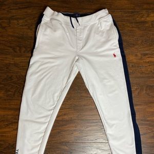 Ralph Lauren White Track Pants